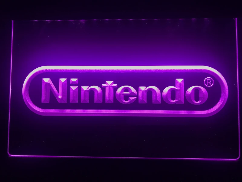 Игровая светодиодная неоновая световая вывеска E021 Nintendo|Таблички и знаки| |