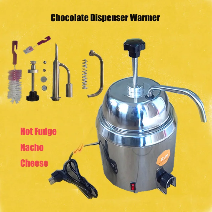 110V/220V Hot Cheese диспенсер для шоколада шоколадный нагреватель станок Fudge Nacho дозатор