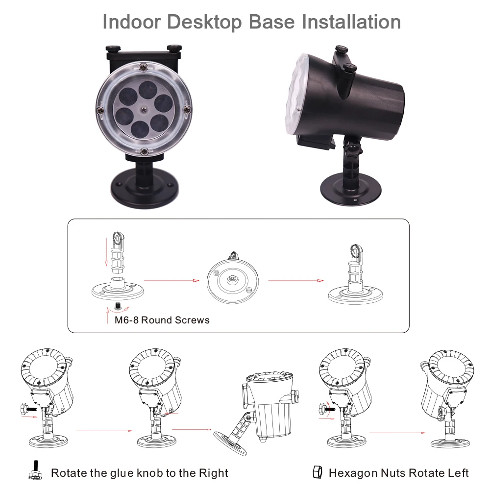 Пульт дистанционного управления 12 узоров фильмов Рождественский лазерный