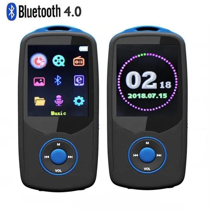 Оригинальный RUIZU X06 Bluetooth спортивный MP3 музыкальный плеер 1 8 дюймов экран может