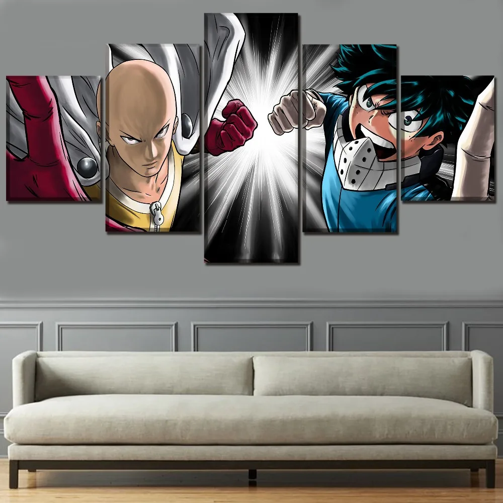 ONE PUNCH MAN аниме HD печать картина 5 шт. холст искусство современный декор домашний