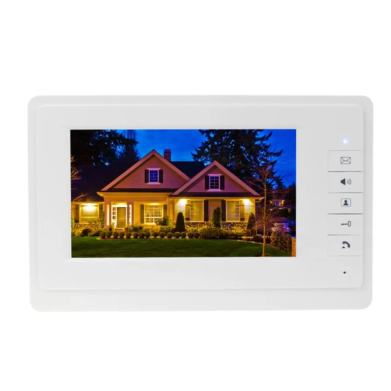 7 &quotlcd цветной монитор видео телефон двери дверной звонок Домофон Система 1 RFID