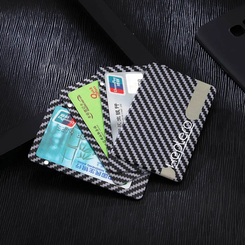 Новый углеродного волокна кошелек денежных средств держатель для карт Бизнес