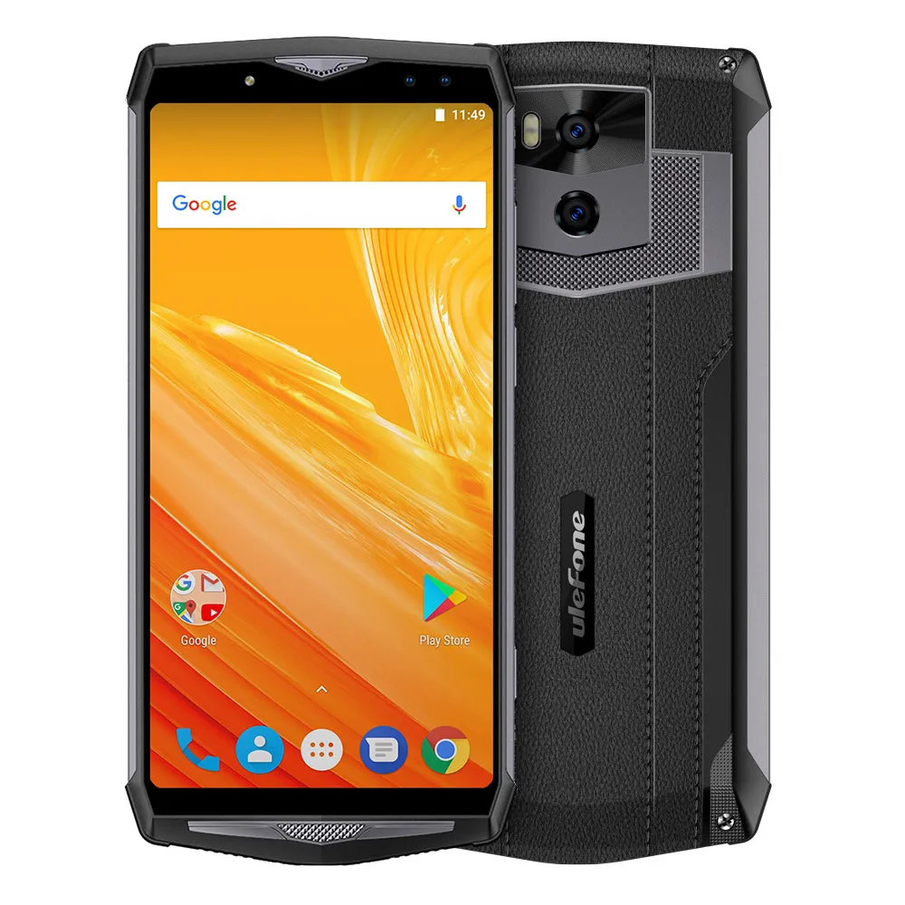 Ulefone power 5 13000 мАч 4G смартфон 6 0 &quotFHD MTK6763 Восьмиядерный Android 8 1 ГБ + 64 21 МП