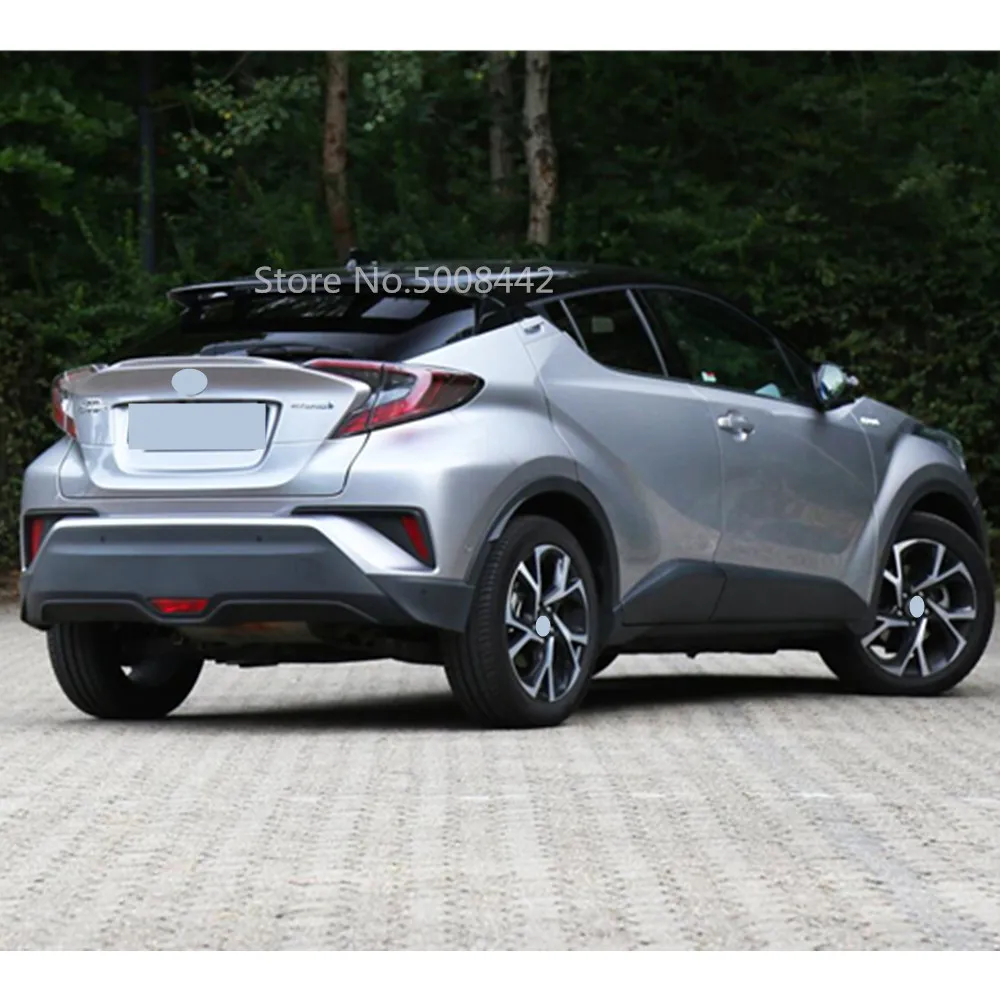 1 шт. накладка на заднюю часть стоп сигнала лампа из АБС хрома/углеволокна для Toyota