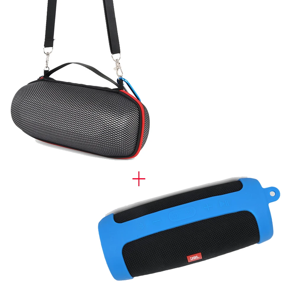 Жесткий чехол 2 в 1 из ЭВА для хранения сумка на молнии + Мягкий силиконовый JBL Charge 4