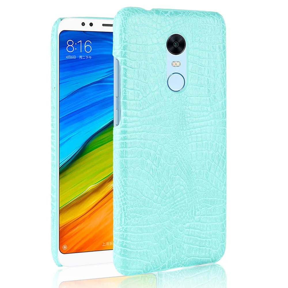 Чехлы для телефонов Xiaomi Redmi 5A 5 Plus чехол из крокодиловой кожи деловой Ультратонкий