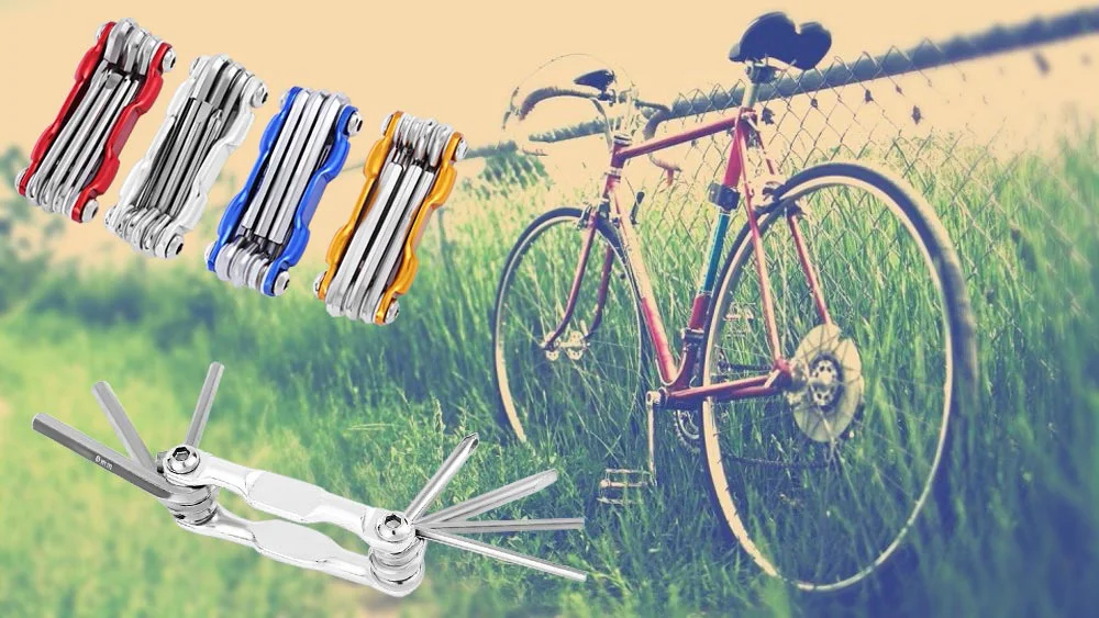 Синий многофункциональный инструмент для ремонта велосипеда 7 в 1 MTB дорожный