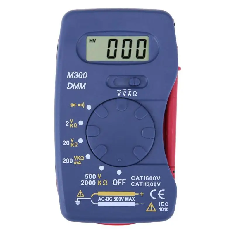 M300 Portable Ultra thin Digital Multimeter Mini Pocket Integrated AC/DC Ammeter Voltmeter Ohmmeter 1999 Counts Tool|Мультиметры| |