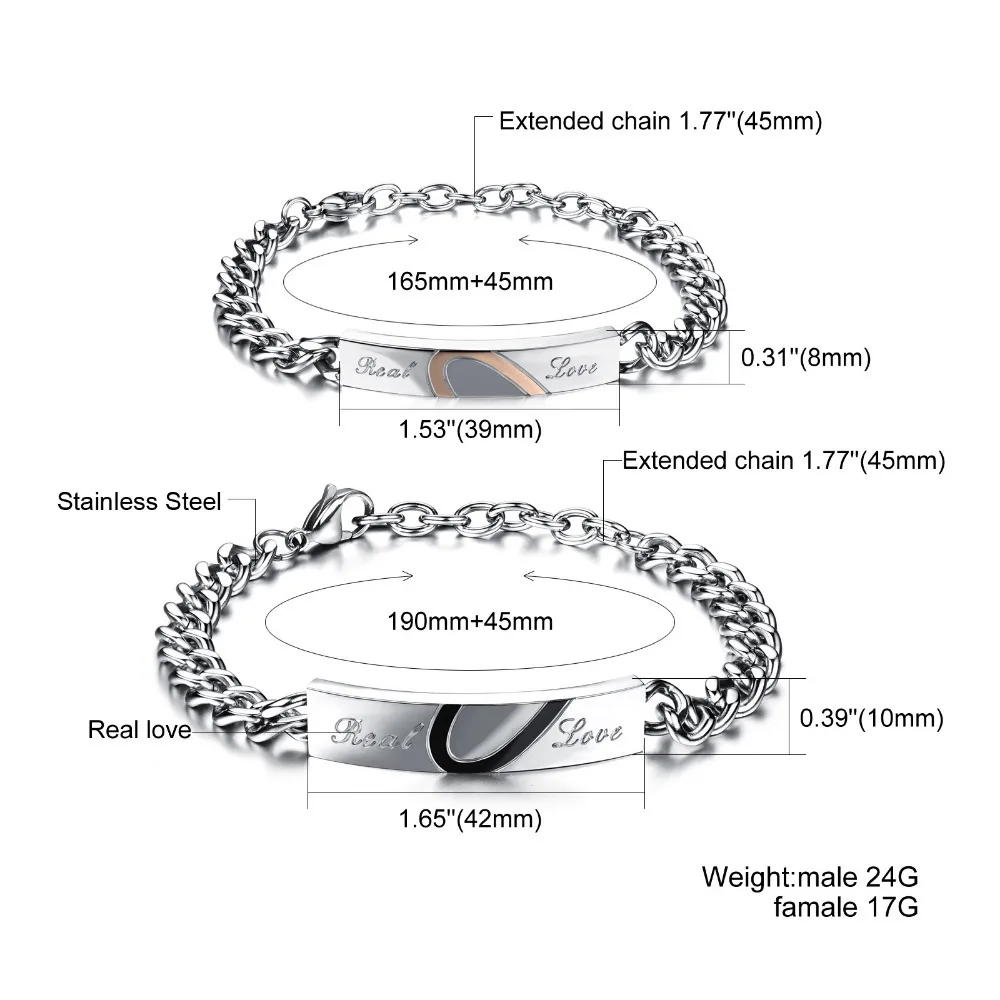 Женский браслет из нержавеющей стали с браслетом звеньев|jewelry identification|jewelry