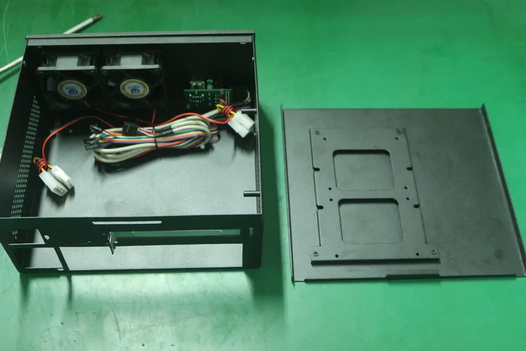 Настенный маленький компьютерный чехол с ЧПУ для настольного ПК mini ITX|small computer