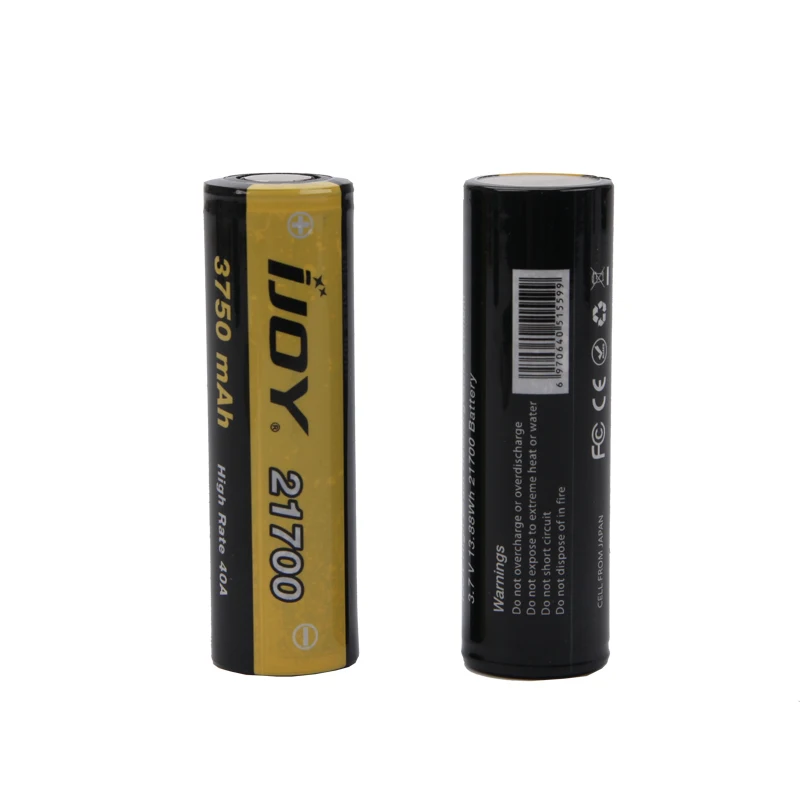 Оригинальный аккумулятор IJOY 21700 3750 мА · ч перезаряжаемая батарея 40A для