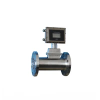 electronic air flow meter with 550 m3h measuring range stainless steel material flange connection industrial air flow meter