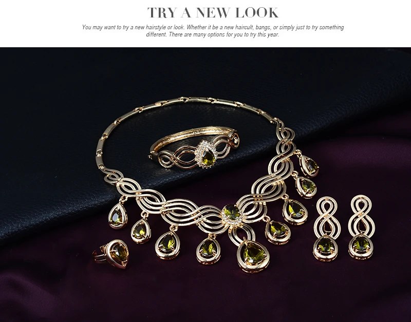 Комплект из колье и серёг с австрийским кристаллом|designer jewelry set|fashion setjewelry sets |