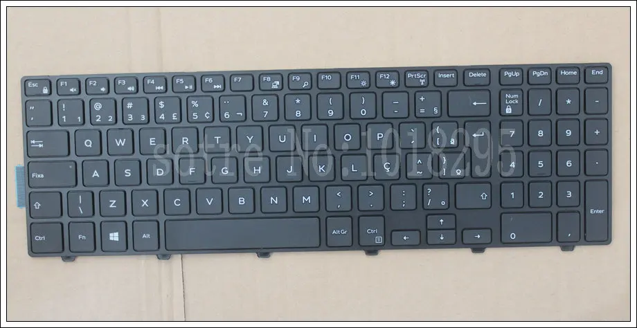 Бразилия BR клавиатура для Dell Inspiron 17 5758 15 3000 Vostro 3546 3558 3559 3551 5543 5548 5552 5759 7557 5551 5555 5558