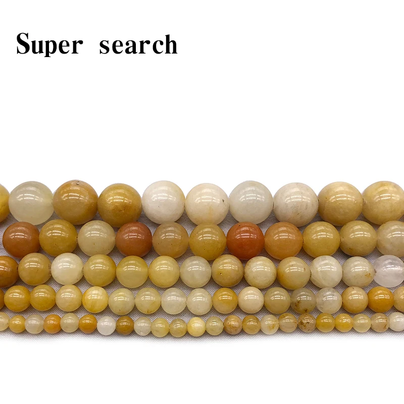 New Arrival Orange Jades Gem Beads 15" Strand4 6 8 10 12mm Pick Size For Jewelry Making