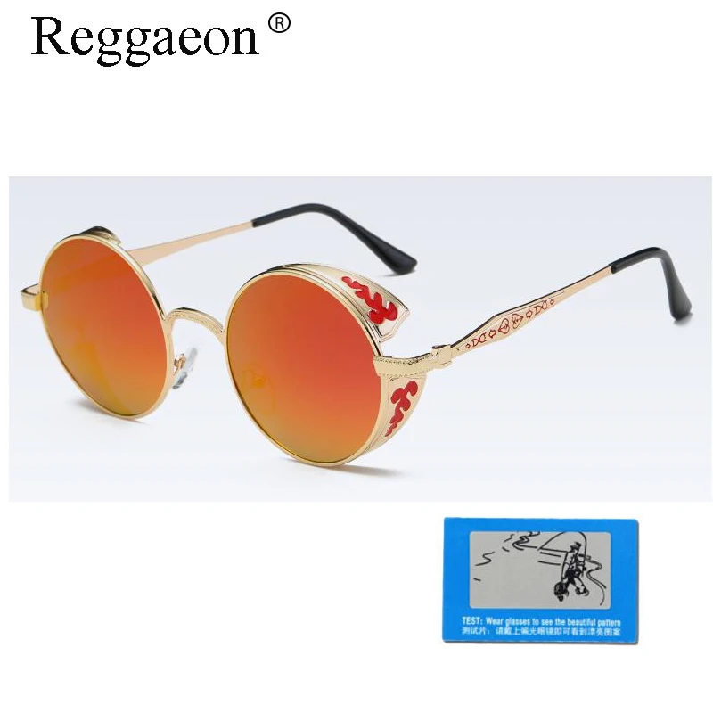 Роскошные резные круглые солнцезащитные очки в стиле барокко 2020 поляризационные