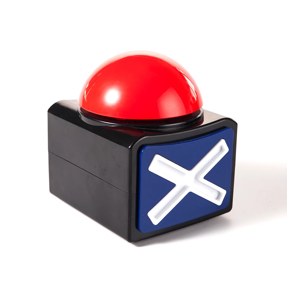 

Mealivos XL Buzzer Alarm Button with Sound and Light Trivia Quiz Game