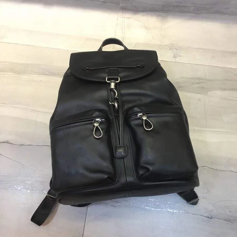 Новое поступление 2019 AW Рюкзак из коровьей кожи растительного дубления для мужчин