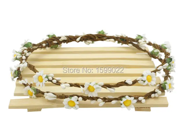 Свадебная Цветочная корона белая обруч для волос в лесу свадебная повязка на