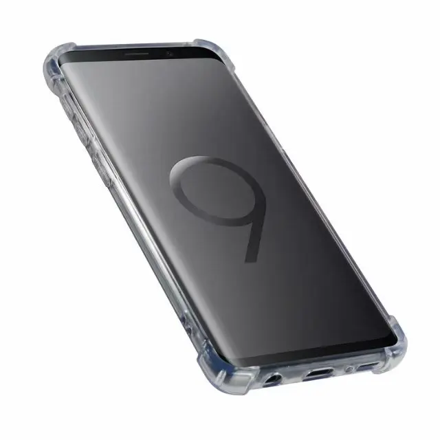 Прозрачный противоударный мягкий силиконовый чехол для Samsung Galaxy S8 S9 Plus Note 9 8 S7 edge +