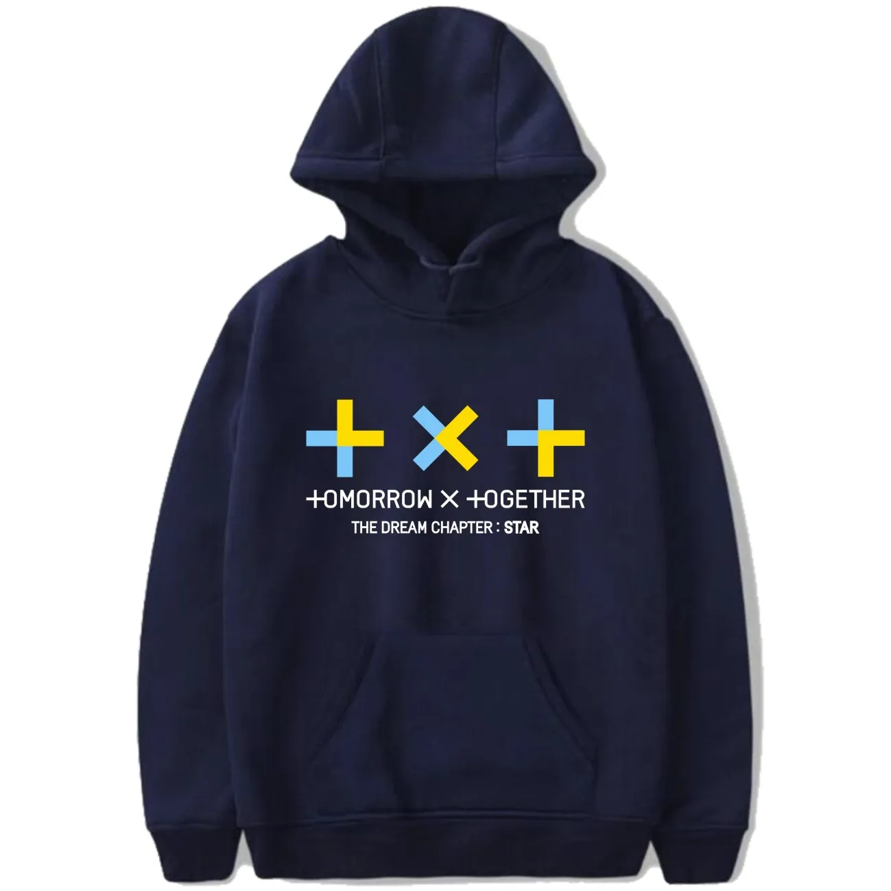 Kpop Txt/толстовка с капюшоном надписью The Dream Chapter и Star K-pop Harajuku TOMORROW X TOGETHER пуловер