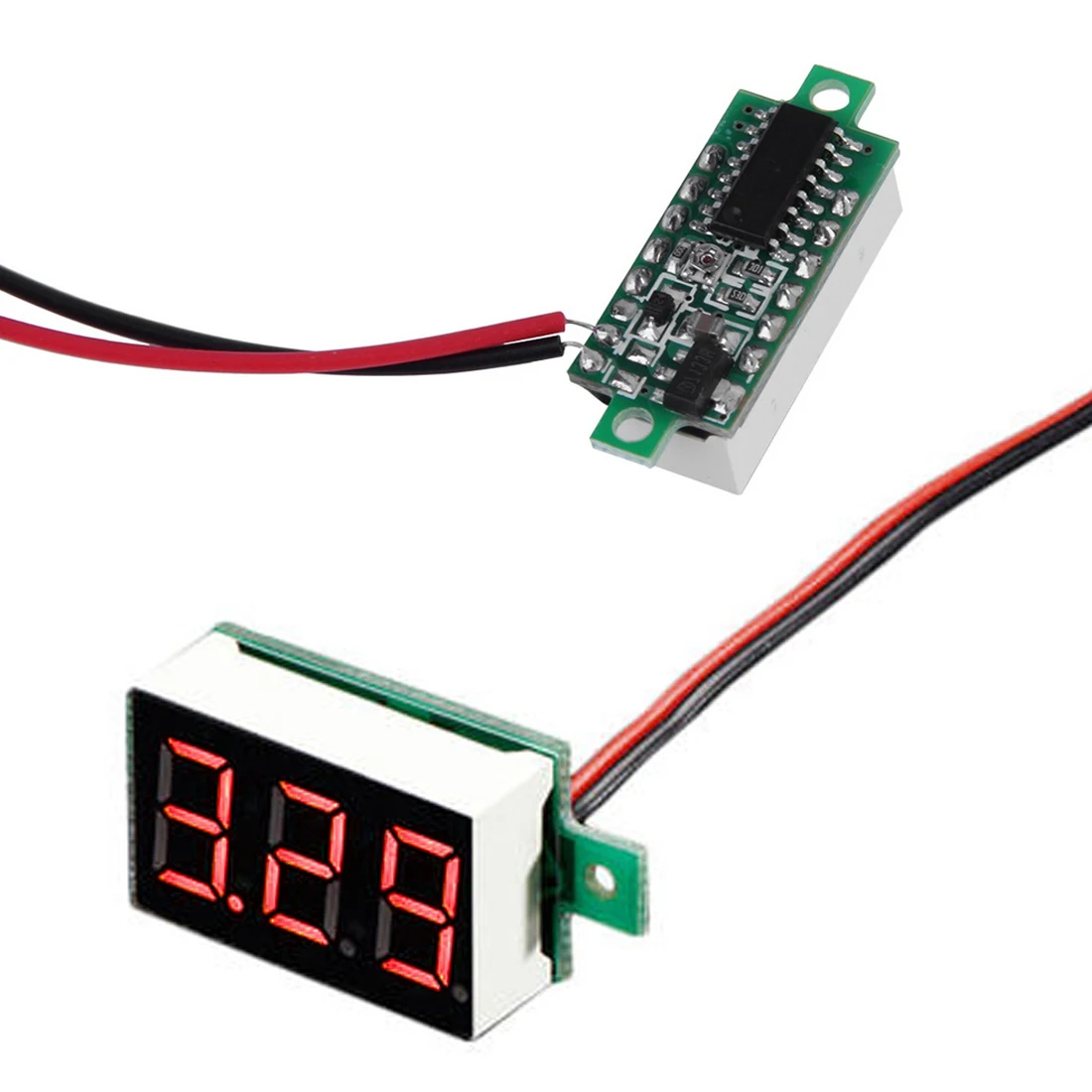0 36 дюймовый Мини цифровой вольтметр DC2.5V-30V светодиодный дисплей модуль тестер