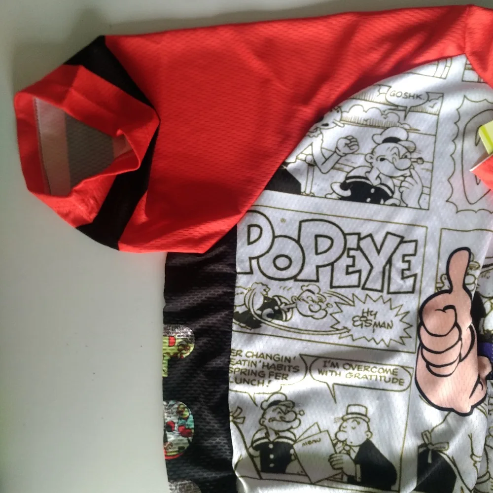 Мужские майки для велоспорта Popeye 2020 летняя одежда с короткими рукавами MTB
