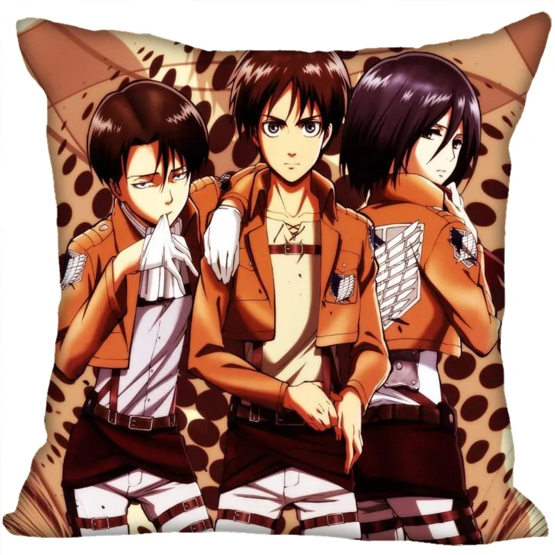 H + P #55 Новинка Лидер продаж Пользовательские наволочки attack on titan #2 мягкие размером