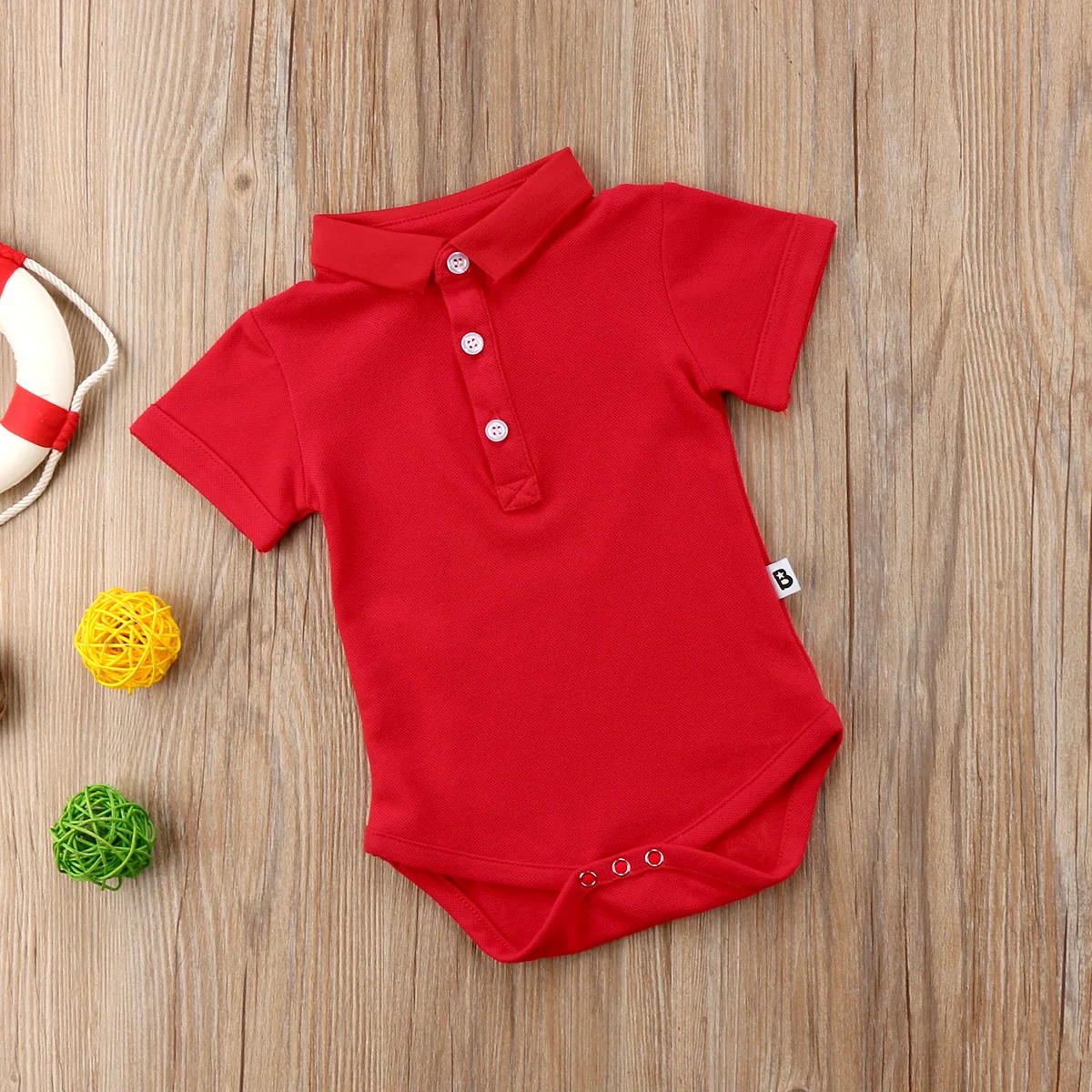 

Cotton Newborn Baby Boys Girls Bodysuit Jumpsuit Clothes Outfit Sunsuit Set Summer Active Solid Short Sleeve Bodysuit Clothing