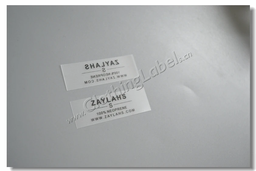 custom TPU size labels for swimwear waterproof high color fastness to washing accept small order | Дом и сад