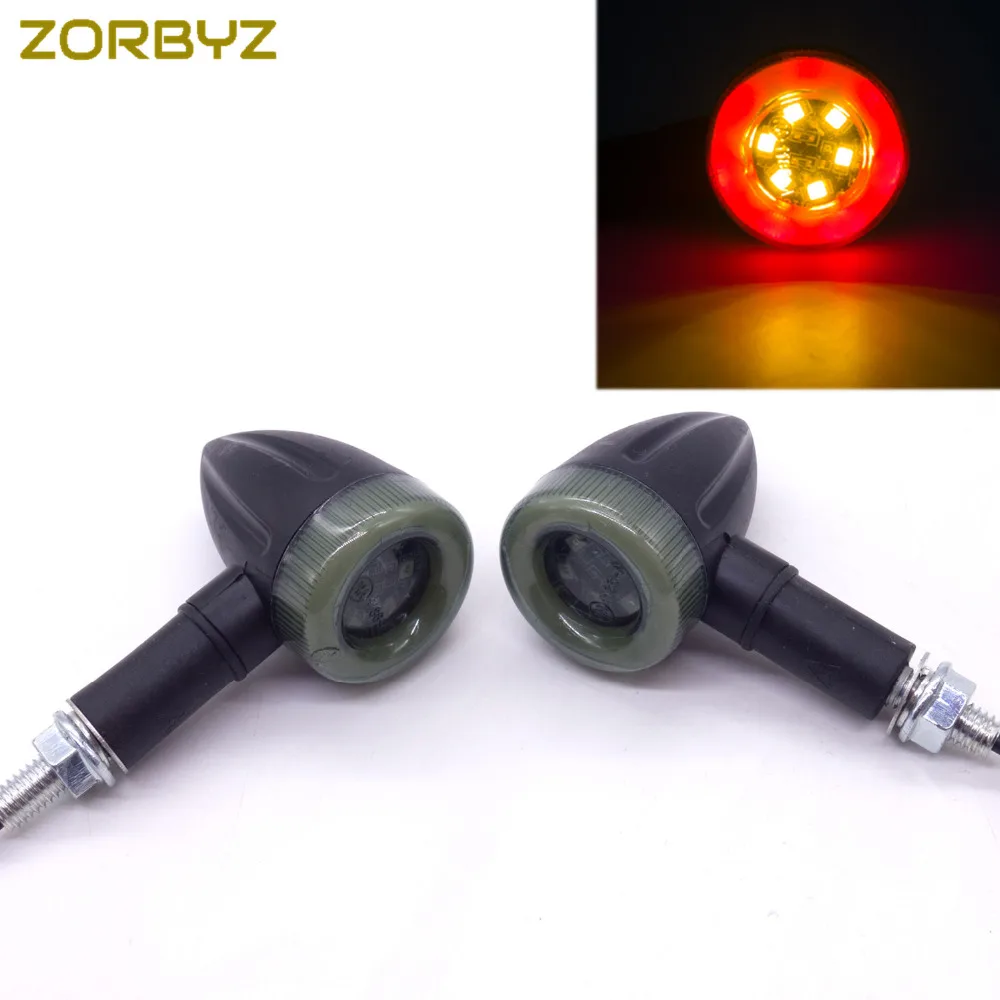 ZORBYZ универсальная Светодиодная лампа янтарного цвета задние указатели поворота