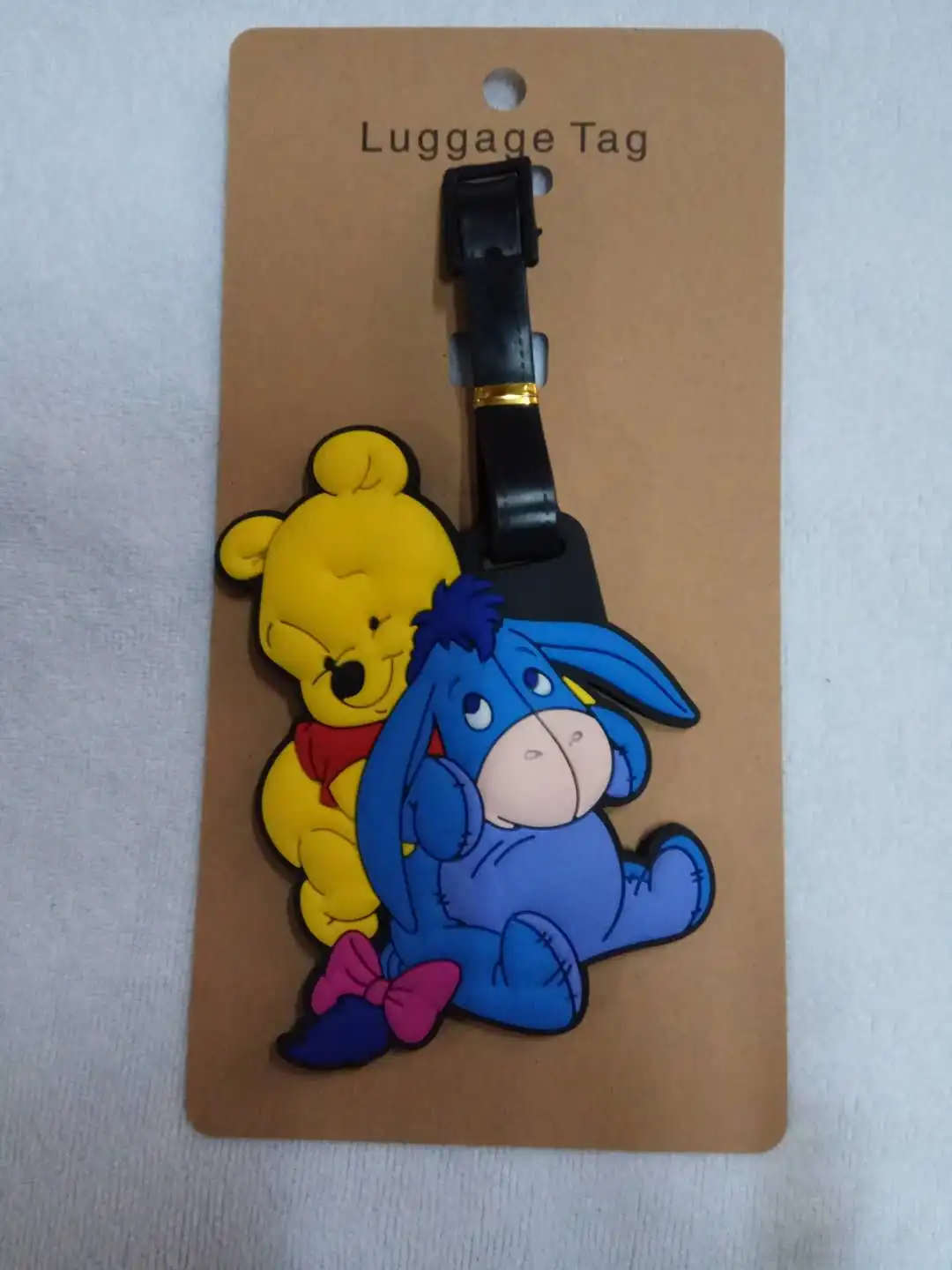 IVYYE Eeyore Tigger Piglet аниме аксессуары для путешествий багажная бирка на чемодан ID адрес портативный держатель тегов багажные ярлыки Новинка