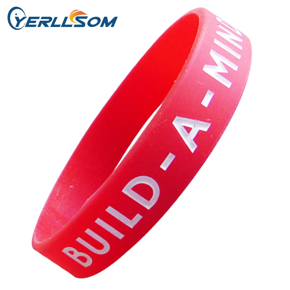 200pcs/Lot High Quality Custom Personalized Rubber Bands for promotional gifts Y06030