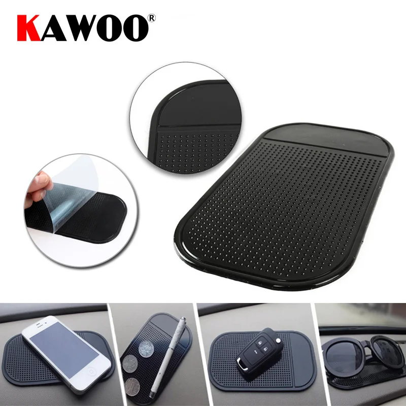 

KAWOO Auto Car Dashboard Sticky Anti Slip Mat Phone Holder Multipurpose Non-Slip Mat Non Slip Pad For Phone GPS Coin Sundries