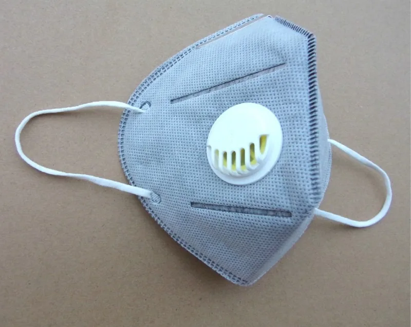 Летние пылезащитные маски для носа от пыли Pm2.5 дымка респиратор фильтр Cutton Маска дыхательный клапан открытый девушка анти загрязнения