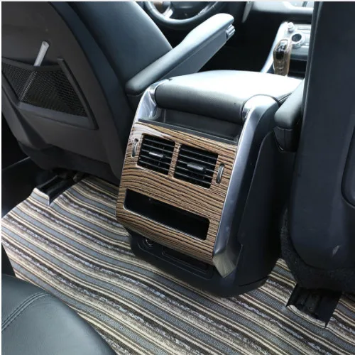 

Sands Wood Grain Style Rear AC Vent Cover Frame Trim For Landrover Range Rover Sport RR Sport 2014-2017 Car Accessories