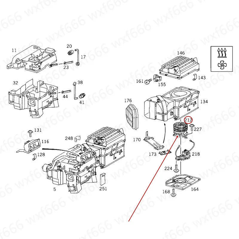 

2108202442 вентилятор, двигатель, подходит для W210 E200 E240 E280 E320mer ced es-be nzE350, охладитель воздуха