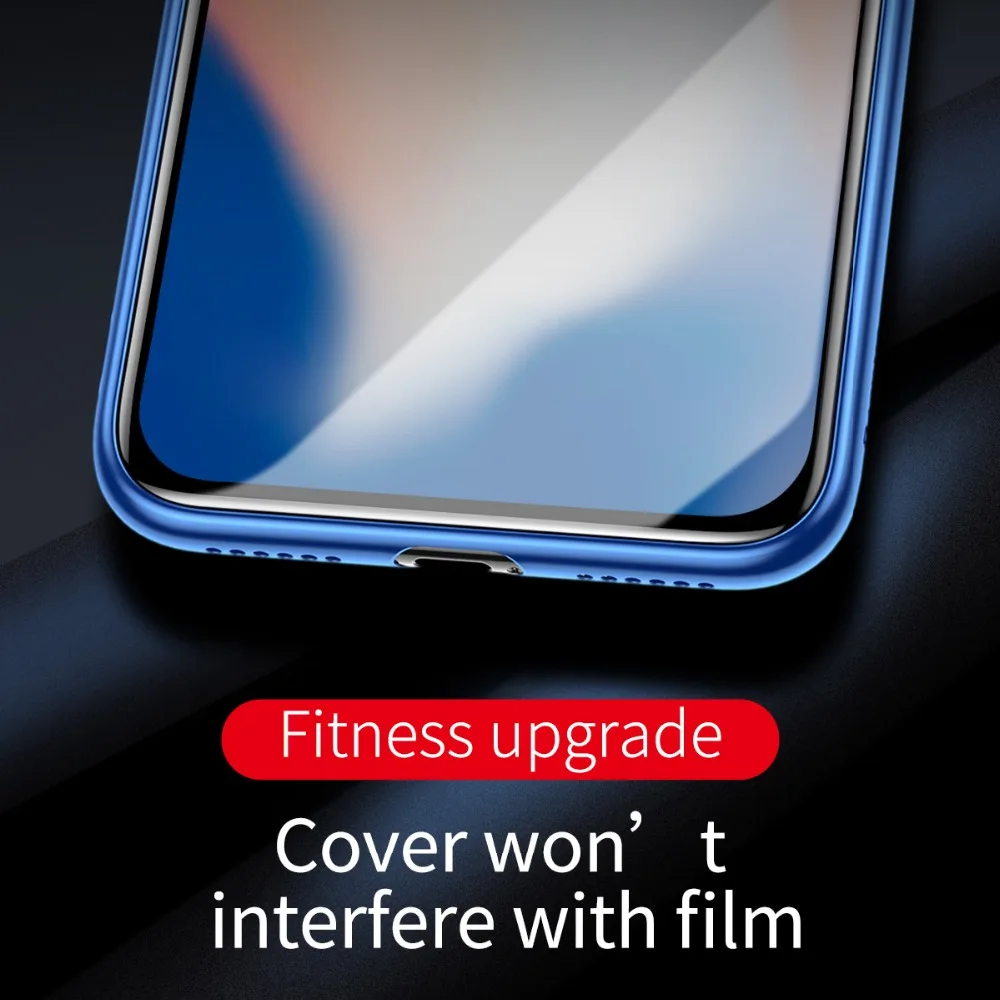 BASEUS закаленное Стекло для iPhone XR XS Max 0 3 мм Жесткая-изогнутые края полный Экран