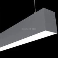 10 x 1 m setslot u type office lighting led aluminium profile and led u channel for suspension or pendant lights