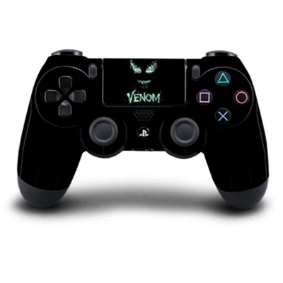 Venom полное покрытие геймпад кожи наклейки для Playstation 4 Dualshock 4 Контроллеры виниловые накладки наклейки Play Station 4 протектор - Цвет: QBTM1039