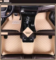 Xiaobaishu Leather Car Floor Mats for Toyota Camry 2006-2014 2015 2016 2017 2018 Custom Auto Foot Pads Automobile Carpet Cover