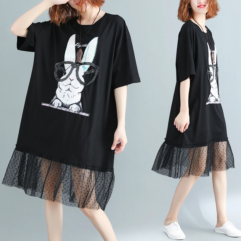 2019 New Brand Maternity Dress Woman Summer Cute Bunny Print Large Size Dresses Pregnant Clothing MD-00865 | Мать и ребенок