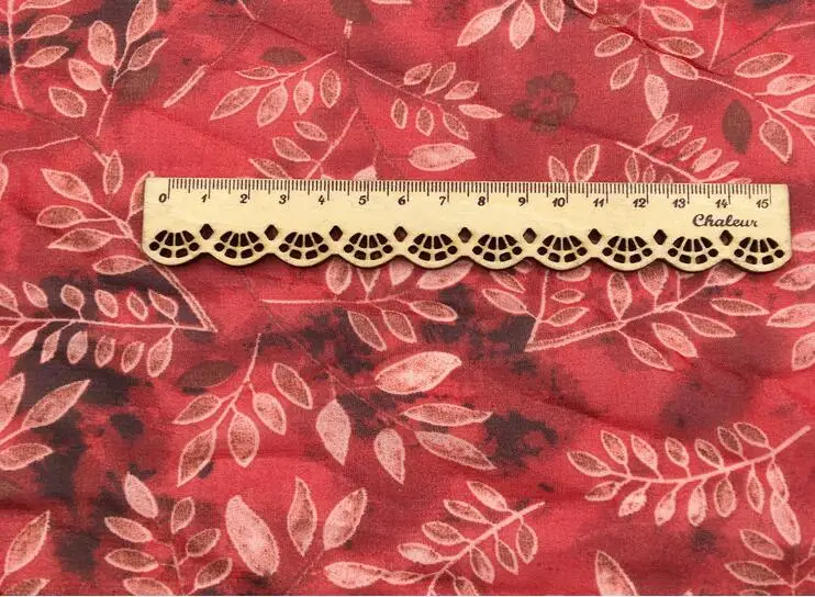 Оптовая продажа осенние листья из шифона и тюля ткани свадебные платья печать