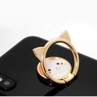 Автомобильный держатель телефона Подставка для samsung S8 Xiaomi Mi 8 Кот палец кольцо мобильный телефон держатель для iPhone XS Max X SE 8 7 Plus VS попсокет для телефона попсокеты на телефон