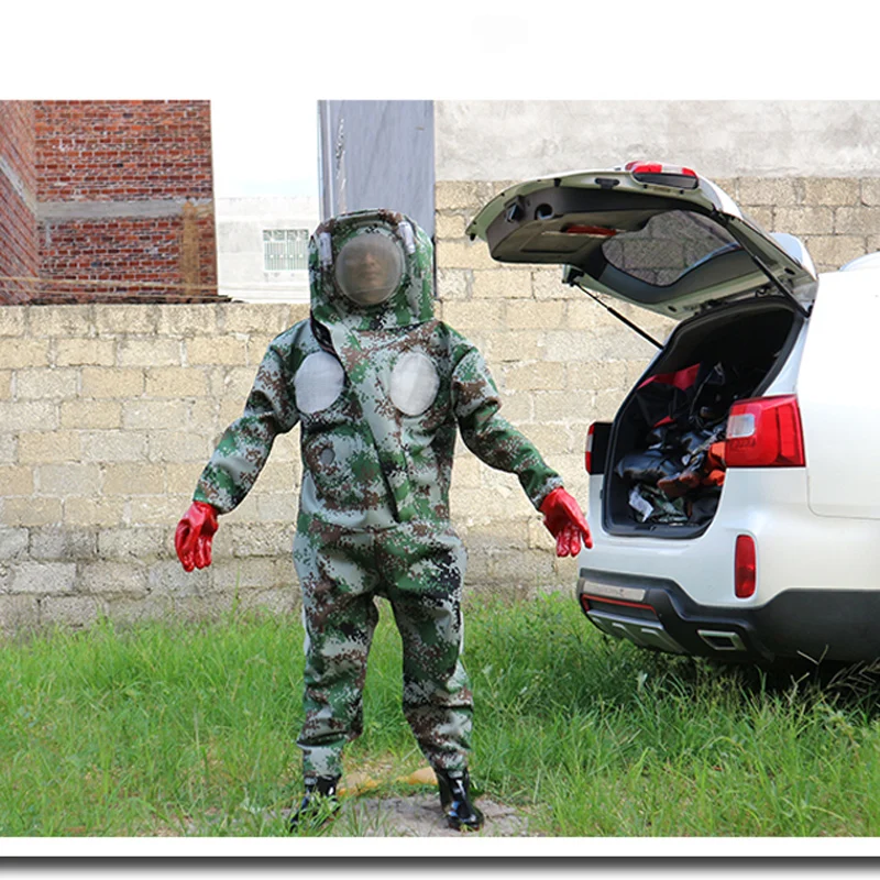 Новый Стиль Анти защитный костюм от ОС с маской и сапоги перчатки вентилятором