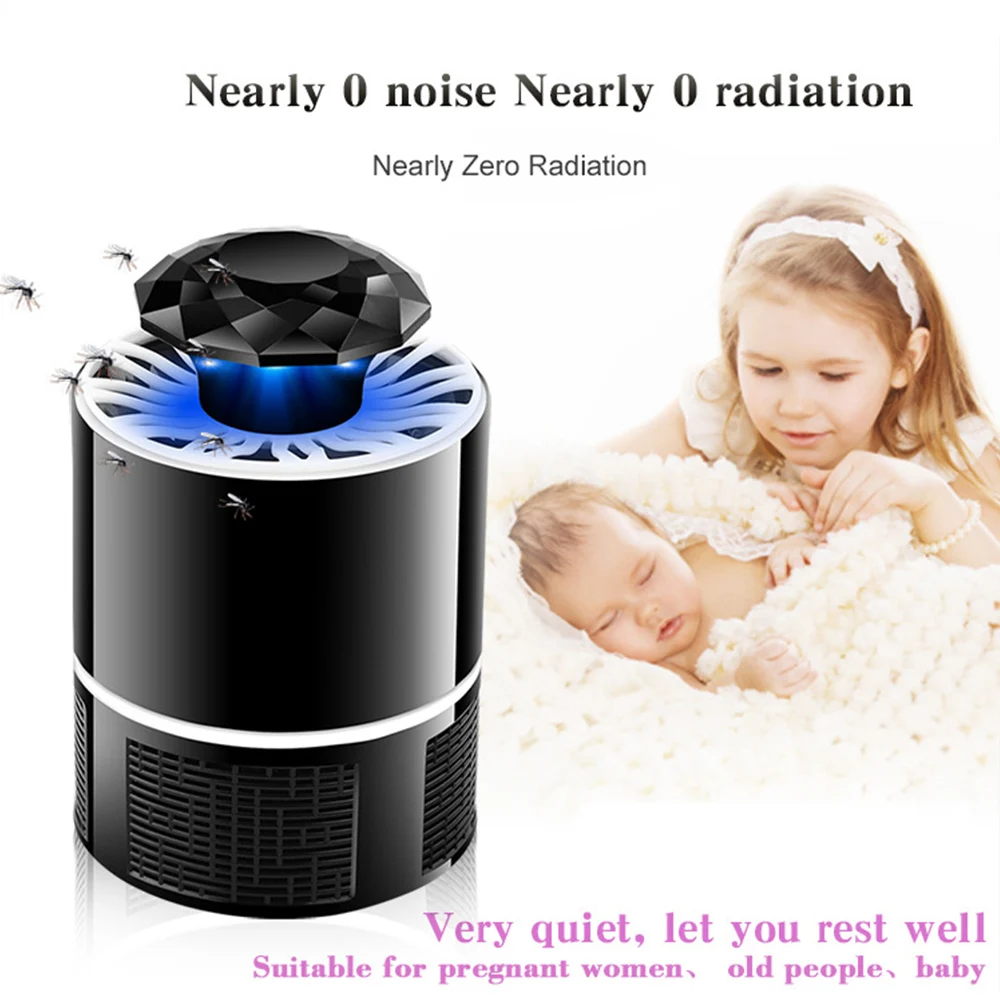 Electric Mosquito Repellents USB Killer Lamp Photocatalysis Mute Radiationless Anti Insect Trap | Дом и сад