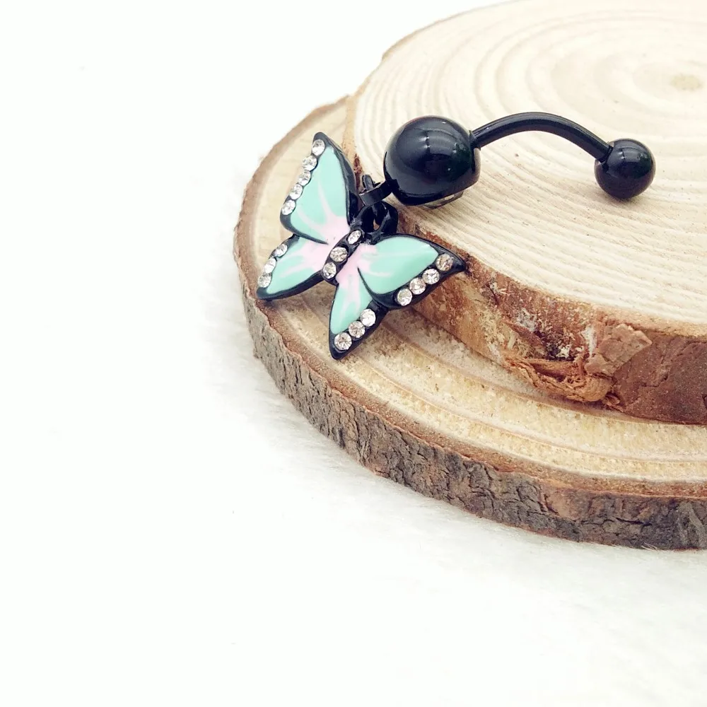 2018 новый индивидуальный пупочной шнур пирсинг ювелирные изделия Бабочка