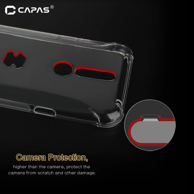 For Xiaomi Black Shark Helo Case Soft Clear Cover Transparent TPU Silicone Phone Shockproof |