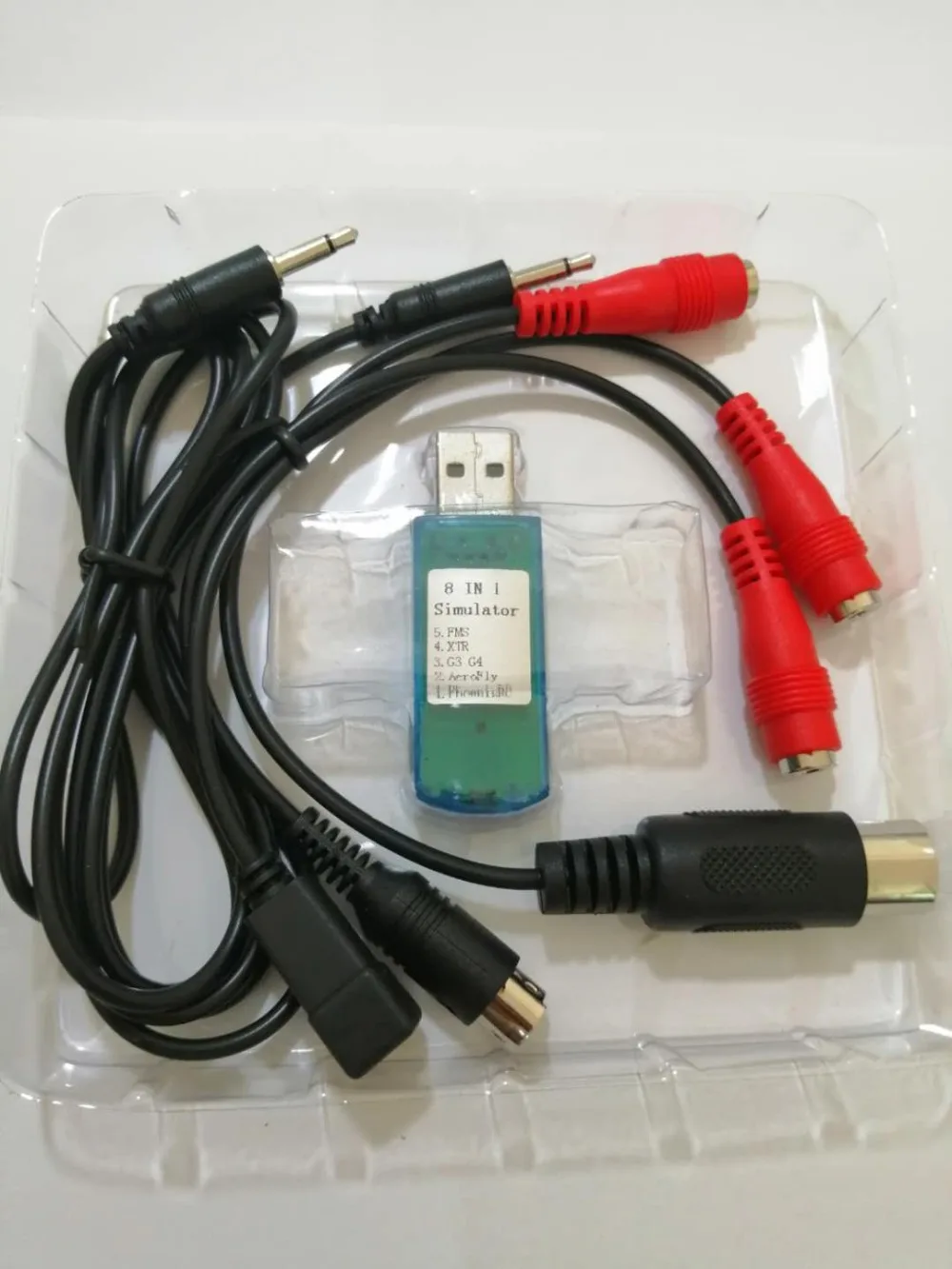 10 шт./партия 8в1 XTR, Aerofly1.1, FMS, G3 G4, PhoenixRC5 USB кабель для симулятора полета для Futaba ESky JR WFLY 4-8Ch Skill Traning